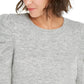 INC International Concepts Women's Puff-Sleeve Sweater Gray Size X-Large