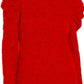 INC International Concepts Women's Puff-Sleeve Sweater Red Size Small