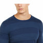 Tasso Elba Men's Rugby Boucle Sweater Blue Size 2 X-Large