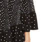 Style & Co Women's Printed Off-The-Shoulder Top Black Size Large
