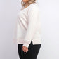 Style & Co Women's Speckled Sweatshirt White Size XX-Large