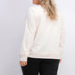 Style & Co Women's Speckled Sweatshirt White Size XX-Large