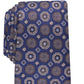 Tasso Elba Men's Classic Medallion Silk Tie,  Purple Size Regular