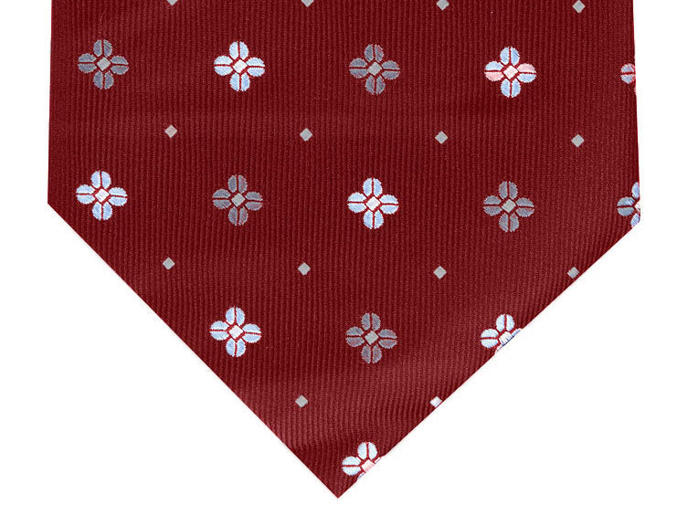 Club Room Men's Classic Neat Tie Red Size Regular
