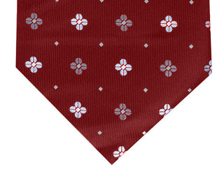 Club Room Men's Classic Neat Tie Red Size Regular