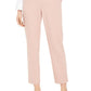 Alfani Women's Petite Slim Fit Pants Dark Pink Size Petite