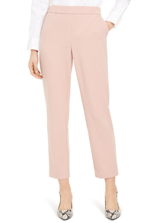 Alfani Women's Petite Slim Fit Pants Dark Pink Size Petite