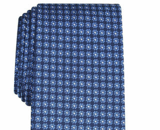 Club Room Men's Tulip Neat Tie Navy Size Regular