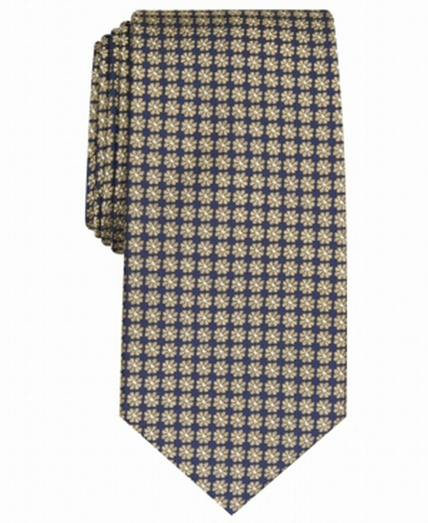 Club Room Men's Tulip Neat Tie Yellow One Size