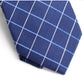 Club Room Men's Classic Grid Tie Blue Size Regular