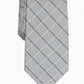 Club Room Men's Classic Grid Tie Gray Size Regular
