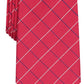 Club Room Men's Classic Grid Tie  Red Size Regular