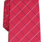 Club Room Men's Classic Grid Tie Red Size Regular