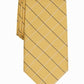 Club Room Men's Classic Grid Tie Yellow Size Regular