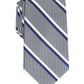 Club Room Men's Classic Stripe Tie Gray Size Regular