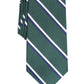 Club Room Men's Classic Stripe Tie Green Size Regular