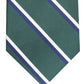 Club Room Men's Classic Stripe Tie Green Size Regular