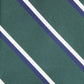Club Room Men's Classic Stripe Tie Green Size Regular