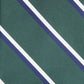 Club Room Men's Classic Stripe Tie Green Size Regular