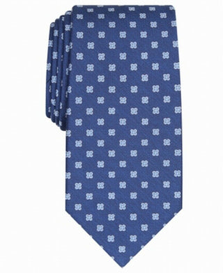 Club Room Men's Classic Floral Neat Tie  Navy Size Regular
