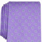 Club Room Men's Classic Floral Neat Tie Purple Size Regular