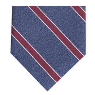 Club Room Men's Classic Stripe Tie  Red Size Regular