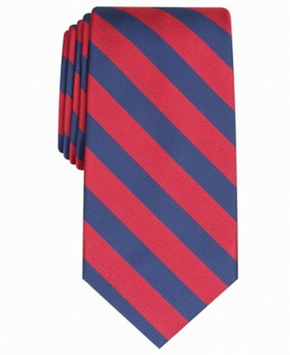 Club Room Men's Rover Classic Stripe Tie Red Size Regular