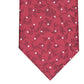 Bar III Men's Iris Skinny Floral Dot Tie Red Size Regular