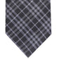 Bar III Men's Cooper Skinny Plaid Tie Black - Size Regular