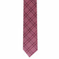 Bar III Men's Cooper Skinny Plaid Tie Red Size Regular