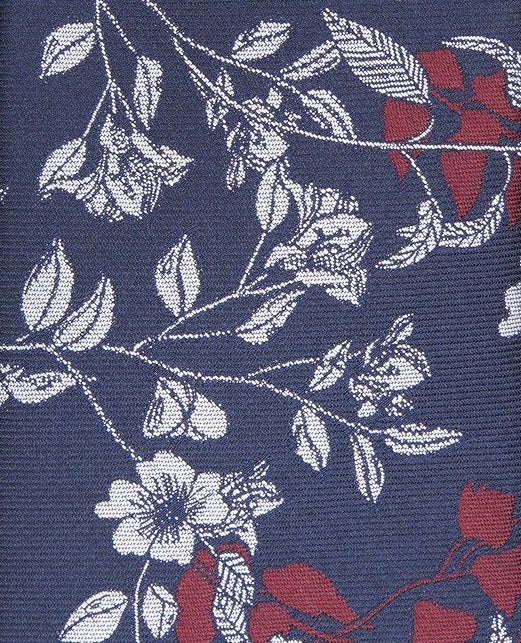 Bar III Men's Poplar Skinny Floral Tie Red Size Regular