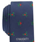 Bar III Men's I Tried Skinny Holiday Tie Navy Size Regular