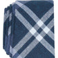 Bar III Men's Shilling Skinny Plaid Tie Blue Size Regular