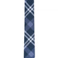 Bar III Men's Shilling Skinny Plaid Tie Navy Size Regular