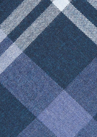 Bar III Men's Shilling Skinny Plaid Tie Navy Size Regular