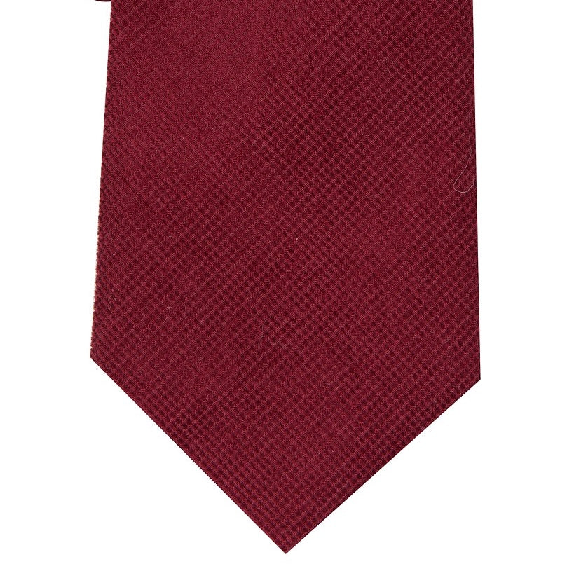 Bar III Men's Harbor Skinny Textured Mini-Grid Tie Red Size Regular