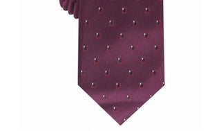 Alfani Men's Slim Neat Tie Red Size Regular
