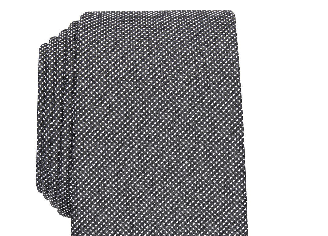 Alfani Men's Slim Mini-Dot Tie Navy Size Regular