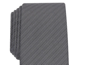 Alfani Men's Slim Mini-Dot Tie Navy Size Regular