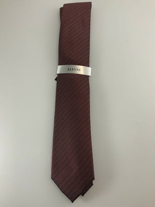 Alfani Men's Slim Mini-Dot Tie Red Size Regular