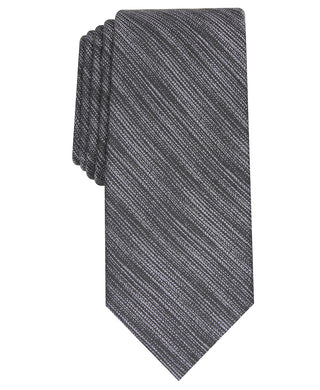 Alfani Men's Slim Stripe Tie Gray Size Regular