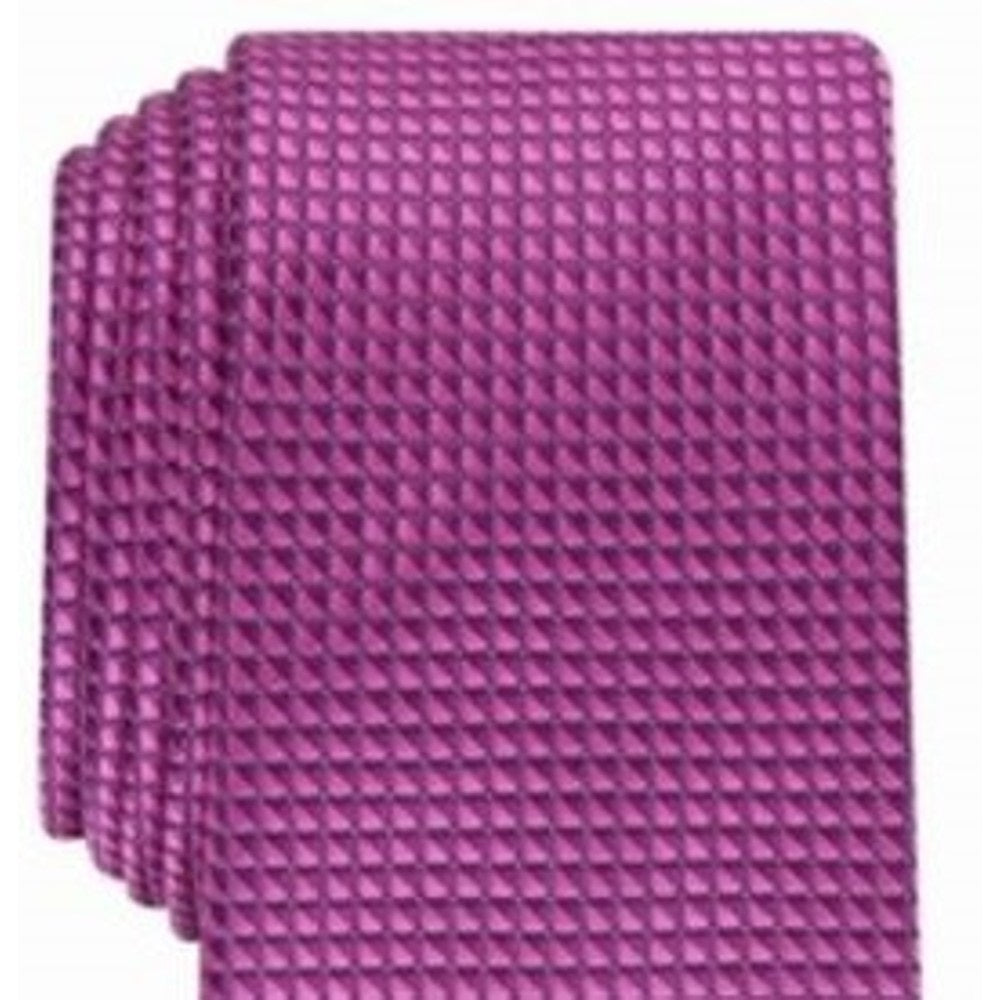 Alfani Men's Slim Neat Tie Pink Size Regular