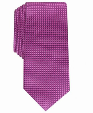 Alfani Men's Slim Neat Tie Pink Size Regular