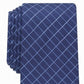 Alfani Men's Slim Grid Tie Navy Size Regular