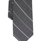 Alfani Men's Slim Stripe Tie Black Size Regular
