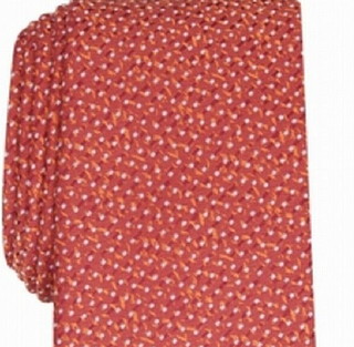 Alfani Men's Slim Abstract Dot Tie Orange Size Regular