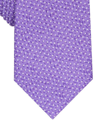 Alfani Men's Slim Abstract Dot Tie Purple Size Regular