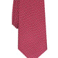 Alfani Men's Slim Abstract Dot Tie Burgundy Size Regular