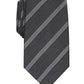 Tasso Elba Men's Striped Silk Tie Black Size Regular