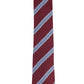 Tasso Elba Men's Striped Silk Tie Red Size Regular